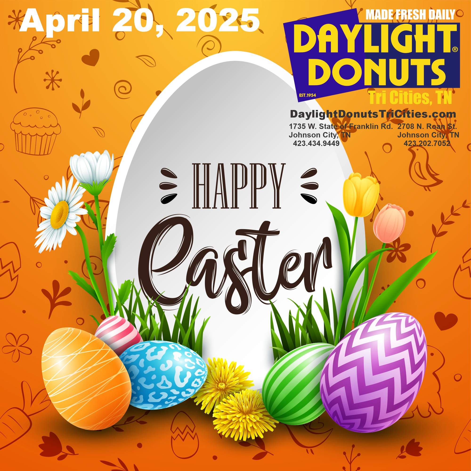 Happy Easter 2025 to Johnson City