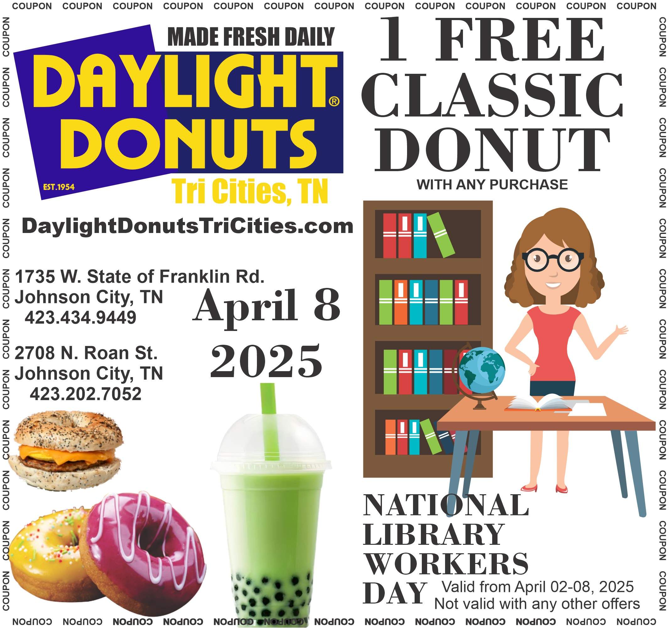 Celebrate National Library Workers Day April 8, 2025