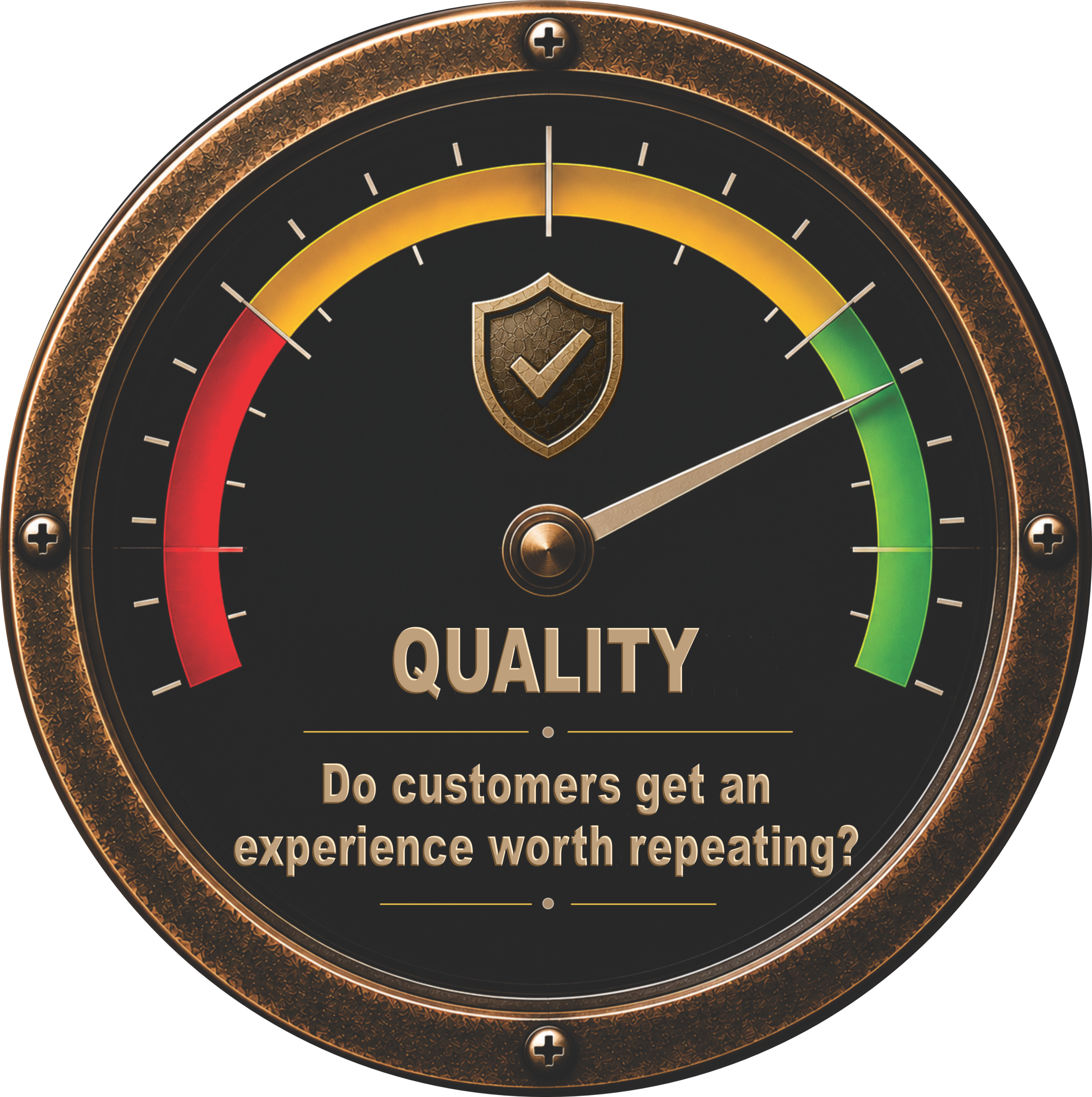 Quality gauge from the SBE Instrument Panel